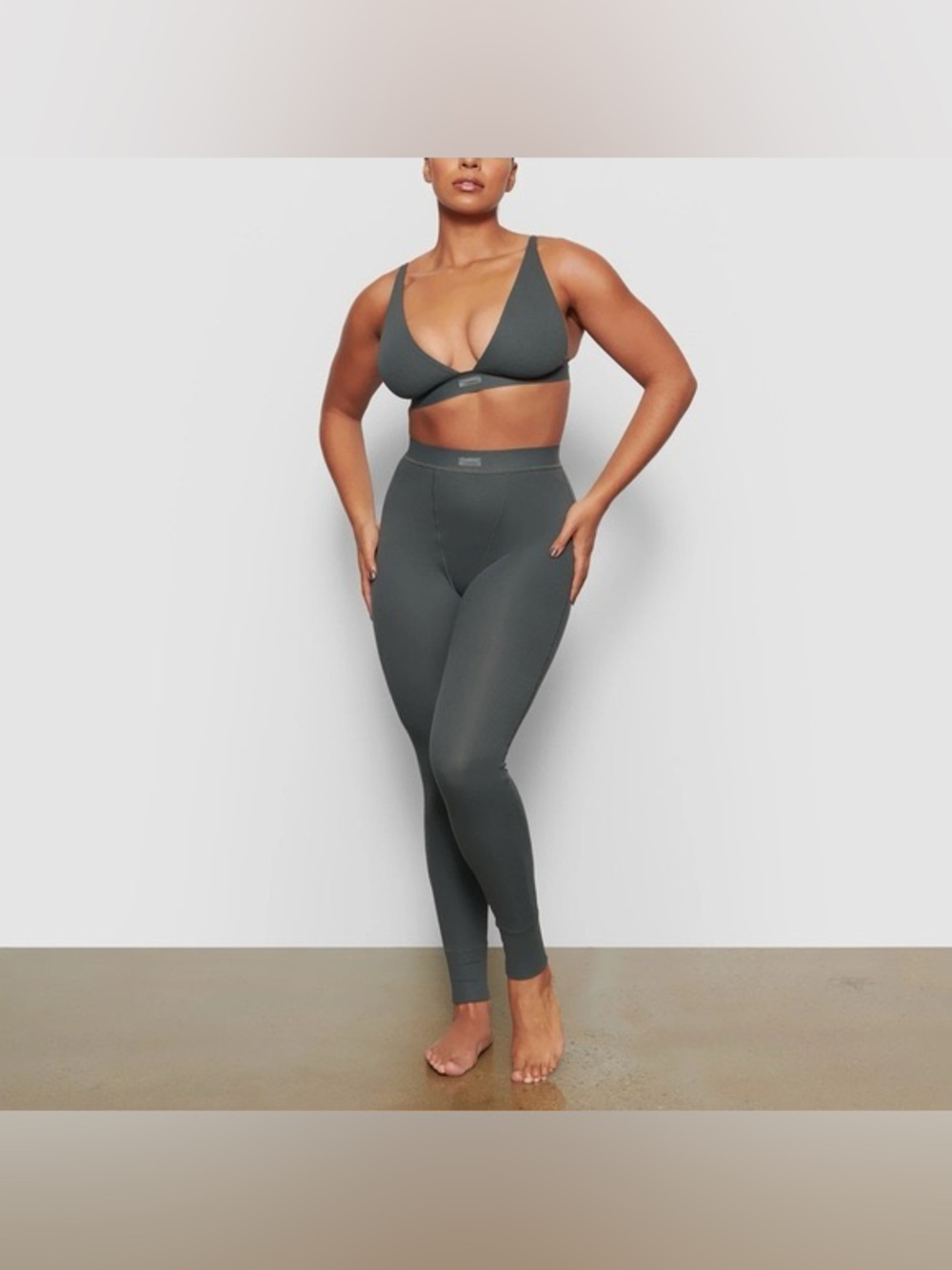 Skims Soft Lounge Rib Legging -Deep Sea- Size M